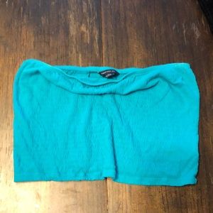 Medium, teal, tube top
